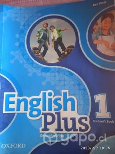 Texto de inglés " ENGLISH PLUS 1"