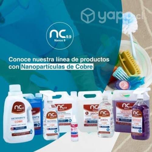 Productos Limpieza con Nanopartículas de Cobre