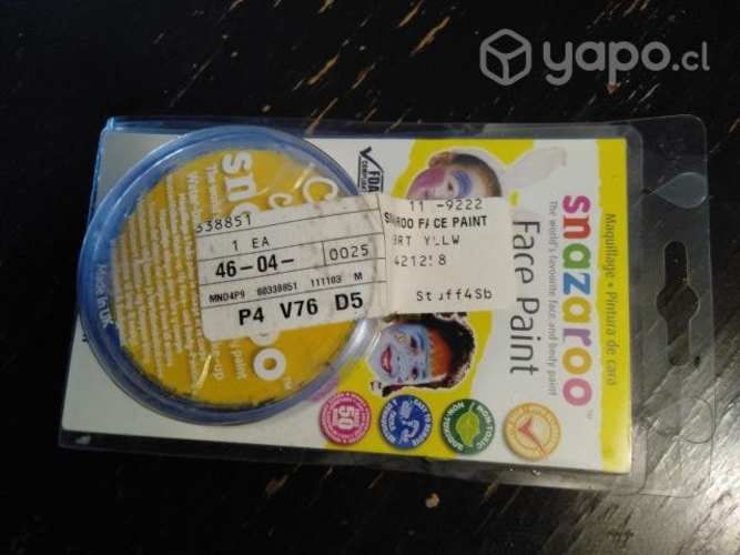 Glitter metalico y punturas faciales Snazaroo