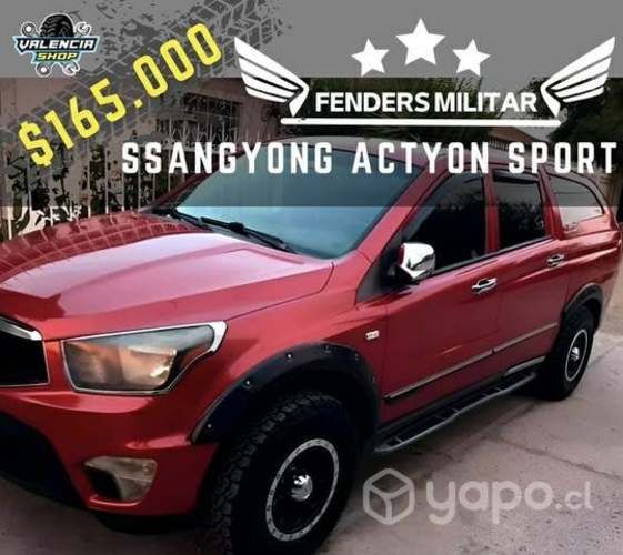 Fenders militar ssangyong actyon sport