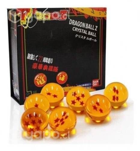 Set en Caja de 7 Esferas de Dragón Ball de 3,5 cm