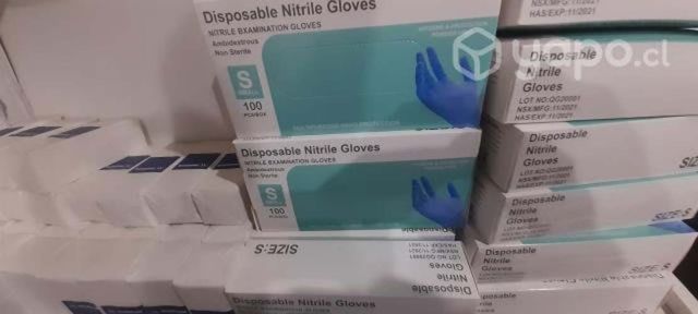 Guante nitrilo sin polvo talla S M L