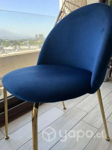 Silla NORDECO azul como nueva