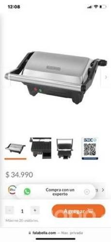 Sandwishera Black+decker Panini