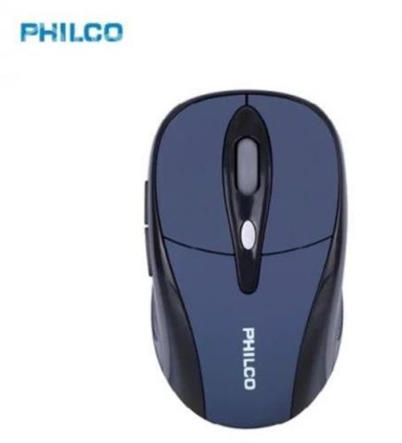 Mouse optico inalambrico azul philco