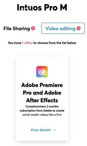 Tableta Wacom Intuos pro Medium 1 año de uso