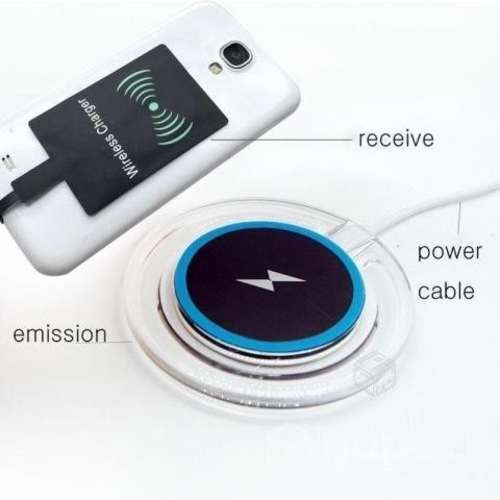Módulo Receptor de Carga Inalámbrico Qi Micro-USB