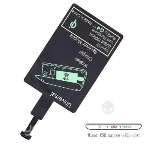 Módulo Receptor de Carga Inalámbrico Qi Micro-USB