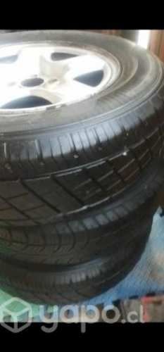 5 llantas con Neumáticos aro 16 perno 5 en 114