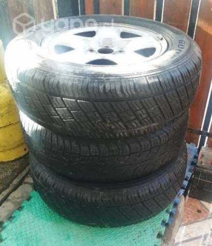 5 llantas con Neumáticos aro 16 perno 5 en 114
