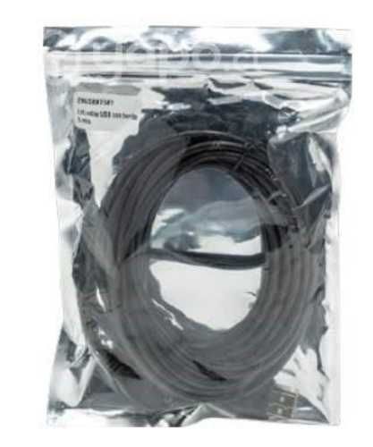 Extensión de Cable USB con Ferrita, Largo de 5 Met