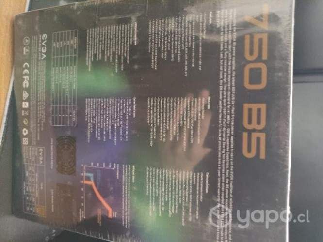 Fuente de poder evga 750w bronze plus full modular