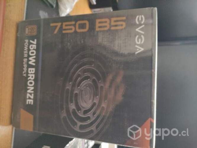 Fuente de poder evga 750w bronze plus full modular