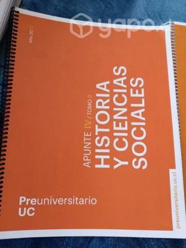 Libros PAES de Historia de Preuniversitario UC