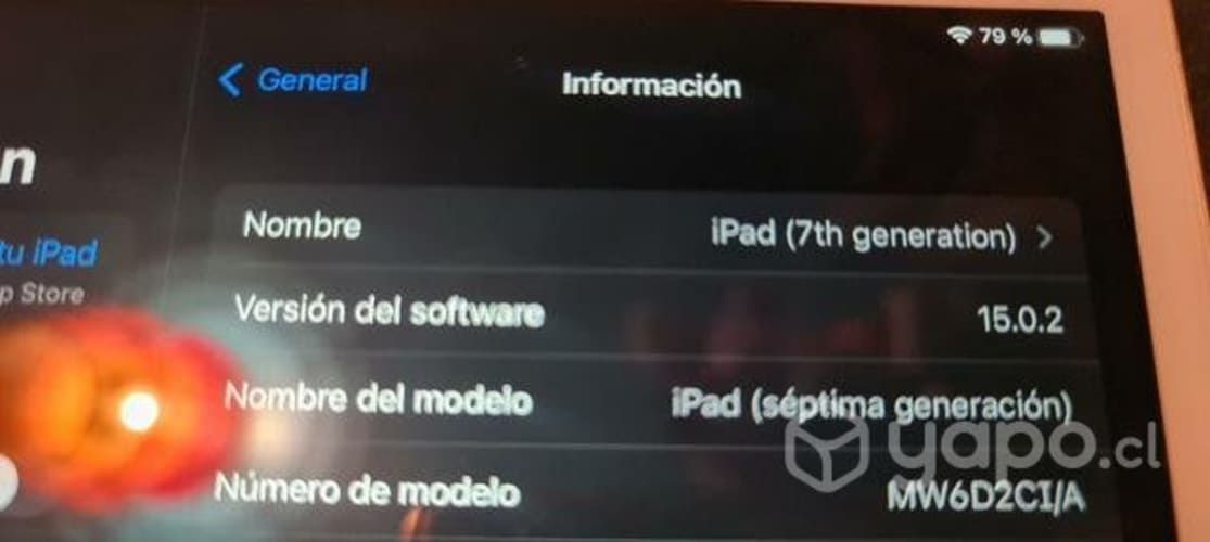 Ipad 7ma generacion gold
