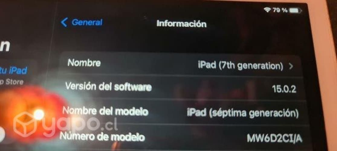 Ipad 7ma generacion gold