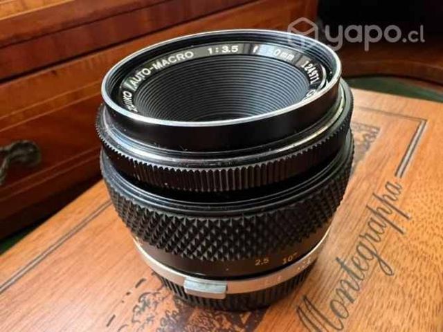 Lente Olimpus Macro OM 50 mm f 3 5