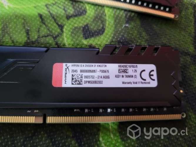 Kingston HyperX 16GB (2x8) 2666Mhz