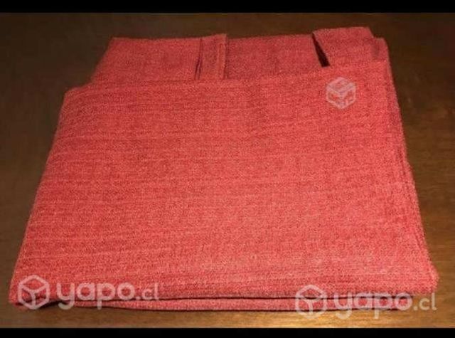 Cortinas 2 paños con bretéeles para colgar