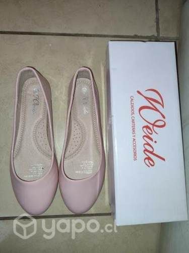 Chinitas o ballerinas rosadas talla 39