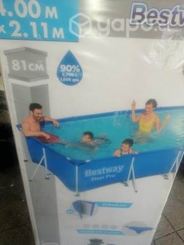 Piscina nueva 4.00x2.11x81 + filtro nuevo sellado