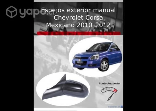 Espejos exteriores manual Chevrolet Corsa Mexicano