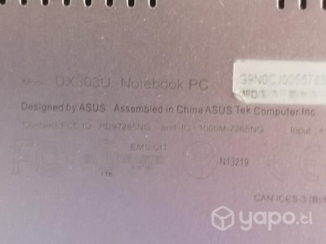 Notebook asus