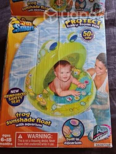 Flotador con sombrilla