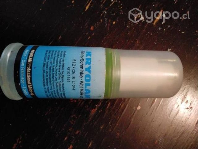 Pintura cuerpos pintados Kryolan verde