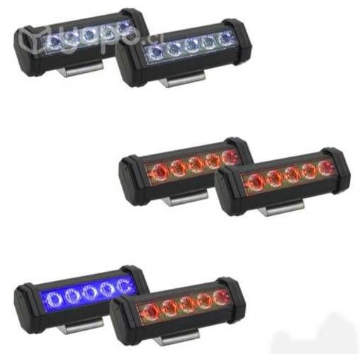Pack 2 Luces Strobo Led Neblineros Para Auto Moto