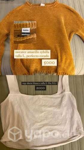 Ropa adolescente/adulto joven