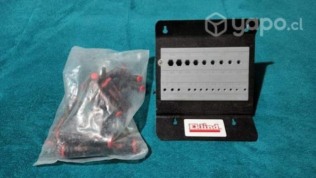 Juego de llaves Allen Eklind en pulgadas