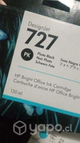 Tinta hp 727 photo black original de 130ml