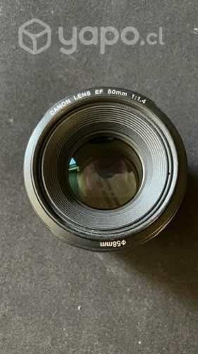 Lente 50mm f1.4 canon