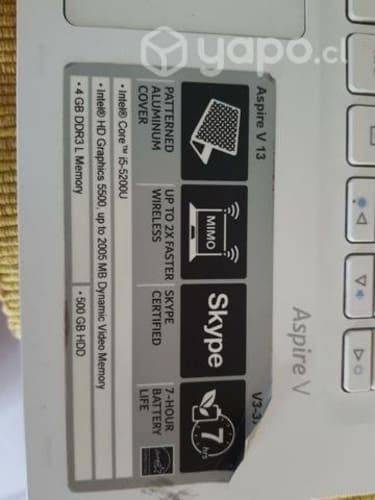 ACER ASPIRE V 13 INTEL CORE i5