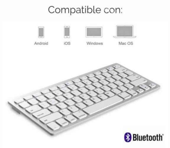 Teclado Bluetooth Weibo Wb-8022 Ultradelgado