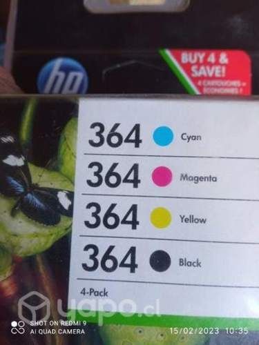 Packs de tintas HP 364 originales