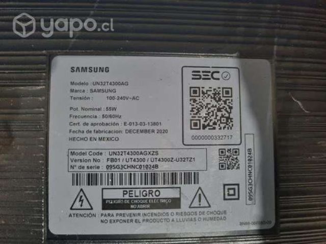 Tarjeta principal Samsung UN32T4300AG