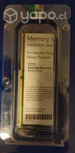 Ram HPE 16gb 1rx4 pc4-2400t-r kit &quot;SELLADA&quot;