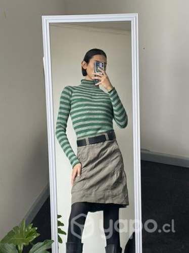 Falda café talla 36/38