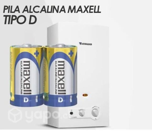 Pack de 2 Pilas Alcalinas Tipo D Maxell