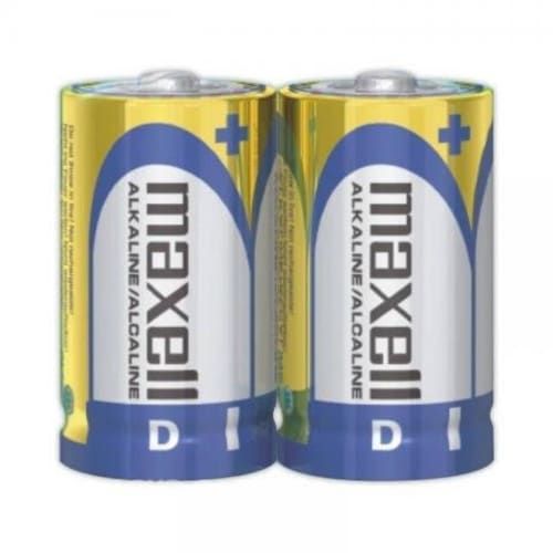 Pack de 2 Pilas Alcalinas Tipo D Maxell