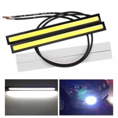 Par de Neblineros Rectos LED COB Adhesivos de 17cm