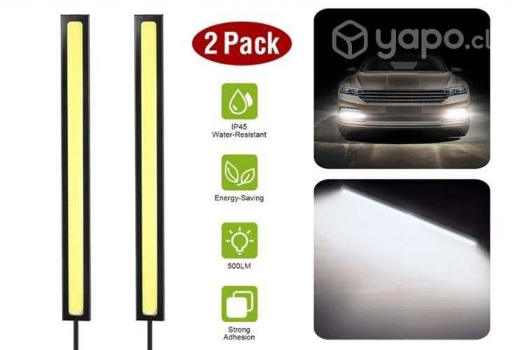 Par de Neblineros Rectos LED COB Adhesivos de 17cm