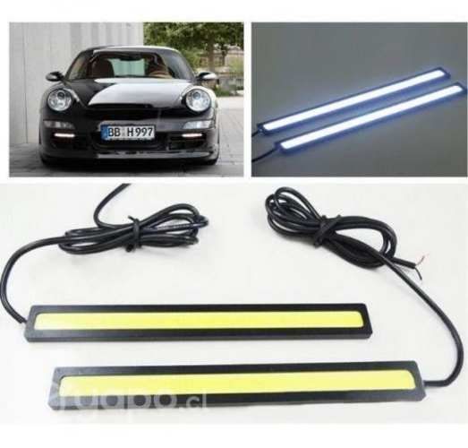 Par de Neblineros Rectos LED COB Adhesivos de 17cm