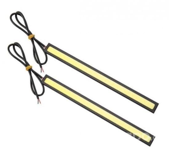 Par de Neblineros Rectos LED COB Adhesivos de 17cm