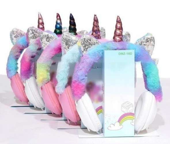 Audífonos Auriculares Unicornio Afelpado DMZ-10D