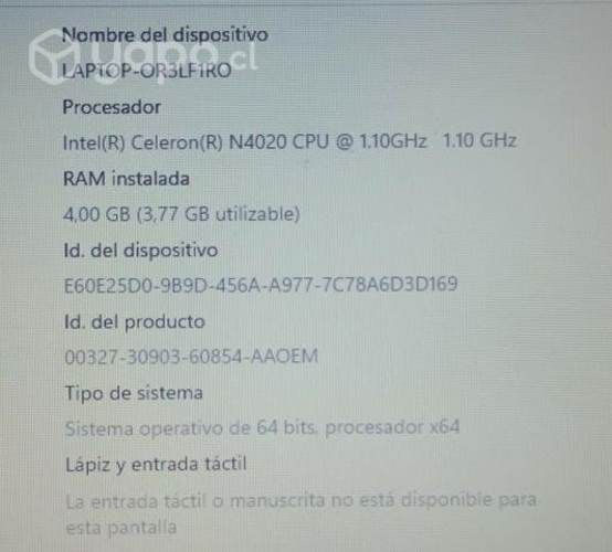 Computador portatil notebook pc