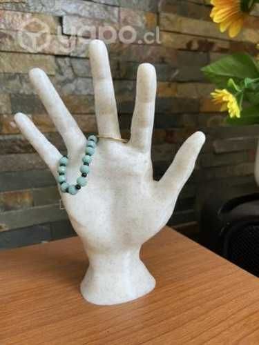 Soporte Mano Marmol Anillos/accesorios