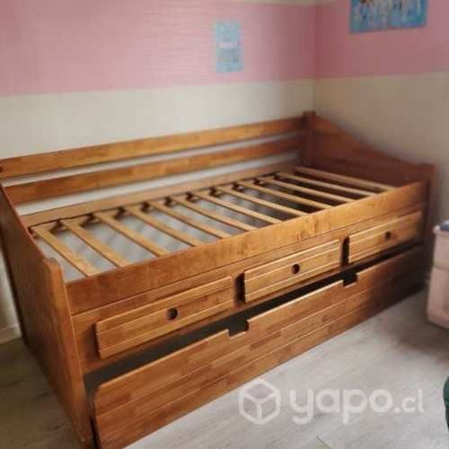 Cama nido 1 plaza sin colchón